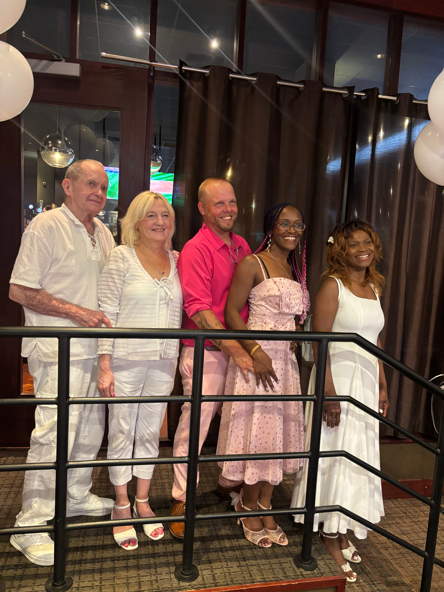 An all-white engagement party at Dave & Buster's Vaughan: our July 4 recap